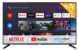 RCA RS50U2 Android TV (50 Pulgadas 4K Smart TV con Google Assistant), Chromecast Incorporado, HDMI, USB, WiFi, Bluetooth, Triple Tuner (DVB-C / -T2 /  precio