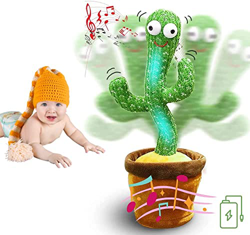 MAGIC SELECT Cactus Bailarín con Movimiento Electrónico, Luces y 120 Canciones. Juguete de Peluche Que Baila para Aprender Idiomas y Ritmo. Peluche De precio