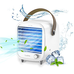 Exatfina Aire acondicionado portátil 4 en 1, mini aire acondicionado LED USB, enfriador de aire portátil con refrigeración de agua, para casa, oficina precio