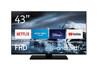 Nokia Smart TV 4300B, 43 pulgadas, 108 cm, Android TV, Full HD, HDR10, DVB-C/S2/T2, Netflix, Prime Video, Disney+