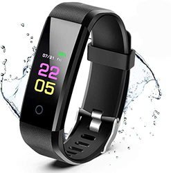 Pulsera Actividad Impermeable - Monitores de Actividad,Pulsera Inteligente, Podómetros, Reloj Inteligente con Pulsómetro y Tensiómetro, Reloj Deportiv en oferta