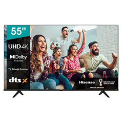 Hisense 55A66G 2021 Series - Smart TV 55" 4K UHD con Dolby Vision HDR, DTS Virtual X, Freeview Play, Alexa Built-in, Bluetooth características