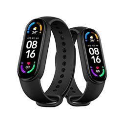 Xiaomi Mi Band 6 Fitness Tracker, 30 Modos de Actividad Deportivos, Reloj Inteligente Impermeable con batería de 14 días (versión Global) Negro en oferta