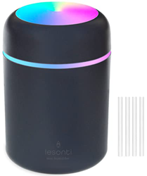 Humidificador Ultrasónico 300 ml – Silencioso, Portátil con LED Multicolor (filtros adicionales incluidos) precio