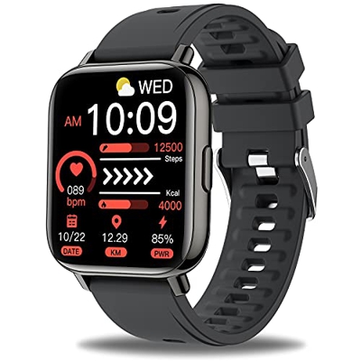 Sudugo Smartwatch, 1,69" Táctil Reloj Inteligente Hombre Mujer, Reloj Deportivo con 24 Modos Deportivos, Pulsómetro, Monitor de Sueño, Podómetro, Puls