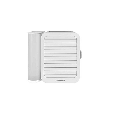 Microhoo Personal Mini Aire Acondicionado Ventilador de Escritorio, Pantalla táctil Ajustable de 99 velocidades Ahorro de energía y Aire Acondicionado