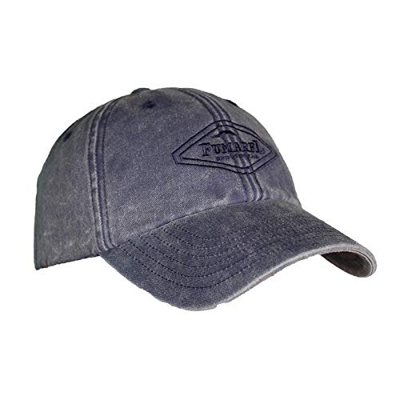 Fumarel Gorra Clásica Vintage Golf Tenis Náutica Caza Ajustable de Algodón Lavado - Classic Baseball Cap Hat - Azul Jeans Lavado