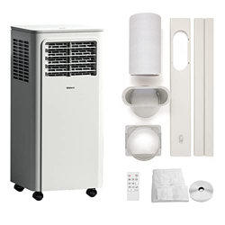 SHINCO 7000BTU Aire Acondicionado Portátil con Función 3 en 1, Aire Acondicionado, Deshumidificador, Ventilador, para máximo de 18㎡, 2,6kW, 2 Kits de  en oferta