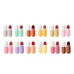 Ranana Set de pintalabios Mini lápiz Labial Mate fácil de Colorear 8 o 12 Colores Tinte Labial Sedoso fácil de aplicar Set de Regalo de Maquillaje por precio