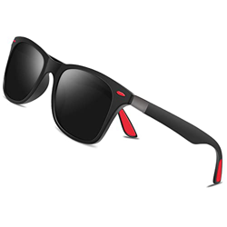 BONDDI Gafas de Sol, Gafas de Sol Polarizadas Marco Irrompible Gafas Protección UV400 Gafas para Hombres Mujeres (Negro) precio