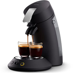 Philips Senseo Original Plus Premium CSA220/69 - Cafetera de monodosis con selector de intensidad, de plástico reciclado, color negro características