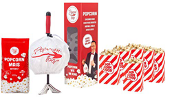 Set de iniciación original de palomitas de maíz, 500 g de maíz, 5 bolsas de palomitas de maíz, juego de cine en casa para desempaquetar y empezar en oferta