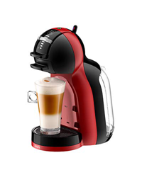 Krups Dolce Gusto Mini Me KP120H - Cafetera de cápsulas, 15 bares de presión, color cherry & black características