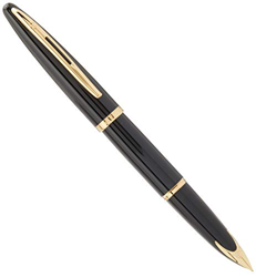 Waterman Carène Pluma Estilográfica, Negro (Black Gold Trim), Punta Fina características