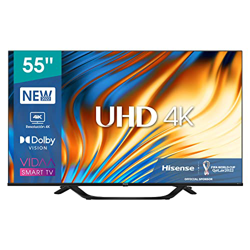 Hisense 55A63H (55 pulgadas) 4K UHD Smart TV, with Dolby Vision HDR, DTS Virtual X, Disney+, Netflix, Freeview Play and Alexa Built-in, Bluetooth, Wif en oferta