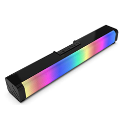 EODUDO-S Barra de Sonido RGB Strip de Altavoces de Escritorio de Lantern Puente USB Subwoofer Bluetooth Audio para televisión con Bluetooth (Color : B características