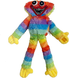 Poppy Playtime Huggy Wuggy Muñeco de Peluche de Nuevo Juego Monstruo Feo Azul, y Kissy Missy Rosa y Nuevo Multicolor 40CM (Arco Iris) en oferta