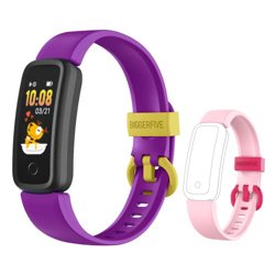 BIGGERFIVE Vigor Pulsera Actividad Inteligente Reloj Inteligente para Niños Niñas 5-15 Años, Impermeable IP68 Deportivo Smartwatch con Podómetro Pulsó características