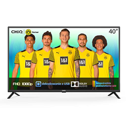 CHiQ TV L40G5W, 2022 Televisión 40 Pulgadas FHD LED 1080p, No Smart TV, Decodificador de BLU-Ray USB, Dolby Audio, sintonizador (DVB-T/T2/C/S/S2), HDM precio