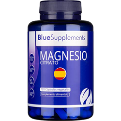 Citrato de Magnesio 400 mg - 120 Cápsulas, 2 Meses de Tratamiento - Reduce Fatiga Física, Molestias Musculares, Estreñimiento, Ayuda a Relajar y Reduc en oferta