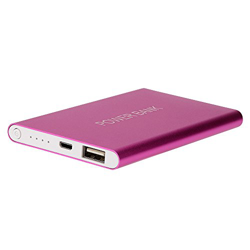 KIMODO Cargador Externo Banco de energía para teléfono Batería USB Ultrafino 12000mAh Cargador de teléfono portátil (Hot Pink, One Size) en oferta