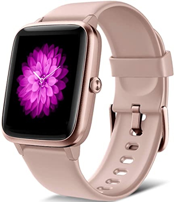 Smartwatch, Reloj Inteligente Mujer, 1.3" Pantalla táctil a Color Reloj Inteligente Hombre Mujer 5ATM 9 Modos Deporte con Pulsómetro Monitor de Sueño 