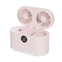 Organizadores De Escritorio Doble Cabeza Spray Air Fan Mini Air Conditioner Night Lighting Water Supply and Humidification Intelligent Digital Display precio