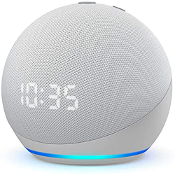 Echo Dot (4ª generación) | Altavoz inteligente con reloj y Alexa (Blanco) en oferta