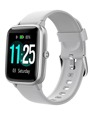 ASIAMENG Reloj Inteligente Mujer Hombre,Smartwatch con Pulsómetro, Pulsera Actividad Inteligente con Cronómetros Podómetro Caloría,Monitor de Sueño Sm