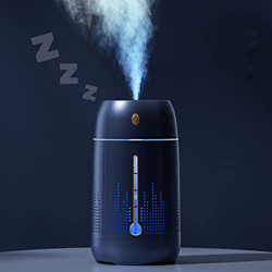 Humidificador Aceites Esenciales con Depósito de Agua 1.2l USB Recargable Mini Humidificadores Aire Silenciosa 2 Modos de Niebla con Lámpara de 7 Colo precio