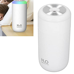 Humidificador de Escritorio, 2 Modos USB Recargable, sin Gotas de Agua. Humidificador para Automóvil de 350 Ml, con 7 Colores de LED Luminoso para la  en oferta