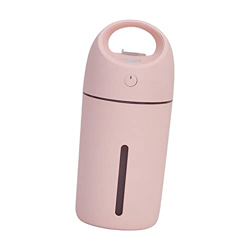 Milageto Humidificador de aire Personal de 280ml con carga USB, apagado automático, purificador de niebla fría silencioso, Mini luz nocturna para mesi características