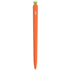 ULTECHNOVO Compatible para Apple Pencil 2 Cubierta de Manga de Lápiz en Forma de Zanahoria Soporte de Agarre de Silicona Táctil de Pantalla (Naranja) precio