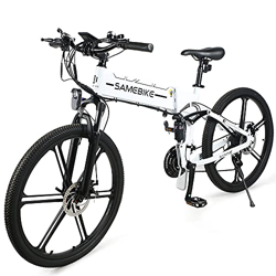 SAMEBIKE LO26-II Bicicleta Electrica Montaña 26 Pulgadas Bicicleta Eléctrica Plegable 48V 10AH Bicicletas Eléctricas Shimano 7 Marchas con Instrumento características