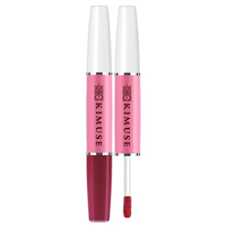 Terciopelo Pintalabios Mate de Larga Duración Glass Lipstick Lipstick Glaze Nude Cup Dos - en - un Lip Dos - Color Gloss non - Stick Lip Doble - Termi en oferta