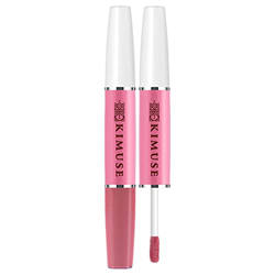 Terciopelo Pintalabios Mate de Larga Duración Glass Lipstick Lipstick Glaze Nude Cup Dos - en - un Lip Dos - Color Gloss non - Stick Lip Doble - Termi en oferta