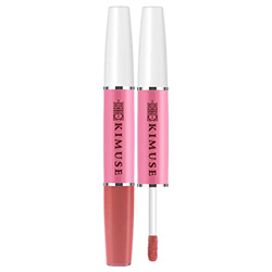 Terciopelo Pintalabios Mate de Larga Duración Glass Lipstick Lipstick Glaze Nude Cup Dos - en - un Lip Dos - Color Gloss non - Stick Lip Doble - Termi en oferta