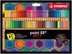 Rotulador puntafina STABILO point 88 ARTY- Estuche de cartón con 65 colores precio