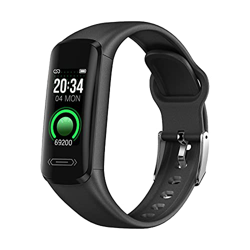 MICGIGI Pulsera de fitness inteligente resistente al agua IP68 reloj deportivo podómetro para mujer hombre para iOS Android en oferta