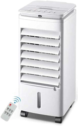 JYCCH Enfriadores de Aire Acondicionador Compacto, Enfriador evaporativo de 3 Vientos, purificador y humidificador, con Enfriador de pantano móvil con precio
