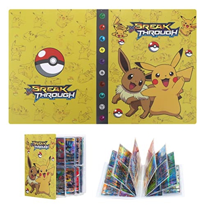 Álbum para Cartas, Álbum Titular de Tarjetas, Álbumes de Cartas Coleccionables, Álbum para Proteger Tarjetas, Album Pokemon para Cartas 2021, Carpeta 