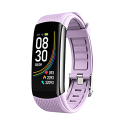 MICGIGI Reloj inteligente para hombre y mujer, reloj deportivo de 0,96 pulgadas, pantalla LCD a color, rastreador de fitness con pulsómetro para Andro en oferta