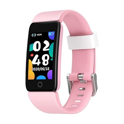 LAOYE Pulsera Actividad Inteligente Reloj Inteligente Niña Impermeable IP68 Pulsera Actividad Niña Reloj Deportivo Niña Smartwatch con Podómetro Pulsó