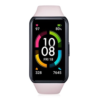 HONOR Band 6, Pulsera Inteligente de Actividad Mujer Hombre, Fitness Tracker con Pulsómetro, Monitorización de la Frecuencia Cardíaca, Batería de Larg