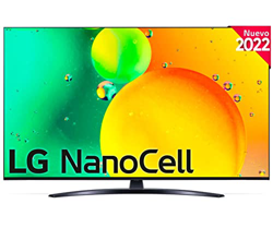 LG TV LED 43NANO766QA 4K IA NanoCell características