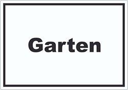 Jardín Adhesivo Con Texto Flores Césped Horizontal A9 (37x52mm) en oferta
