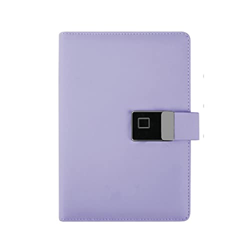 Business A5 Black Fingerprint Lock Notepad Smart Notepad con Bank (Color: D) guanjun1975 (Color : E) características