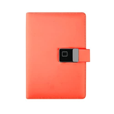 Business A5 Black Fingerprint Lock Notepad Smart Notepad con Bank (Color: D) guanjun1975 (Color : A)