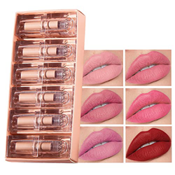 Rihsay 6 Colores Pintalabios Permanente Barra de Labios Mate Labiales Larga Duracion Lapiz de Labios Set Maquillaje para Mujer Niña Regalo Cumpleaños  en oferta