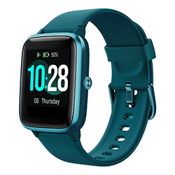 Smartwatch, Fitness Rastreador con Pantalla Táctil para Mujeres Hombres Niños Impermeable IP68 Monitor de Frecuencia Cardíaca Podómetro Contador de Pa en oferta